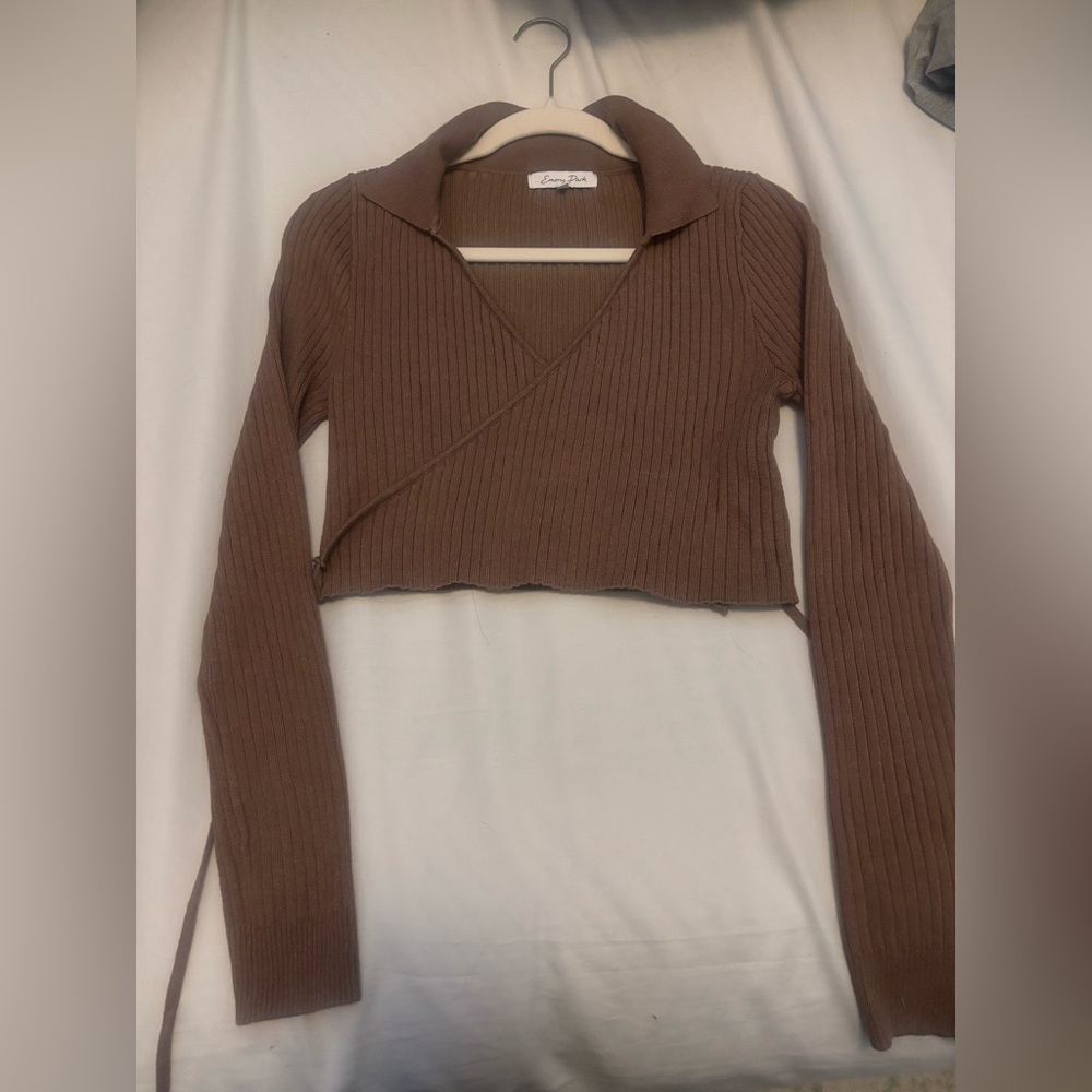 Emory Park Long Sleeve Crop Top